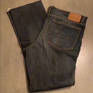 Polo🏇🏿Ralph Lauren*D Blue fringed bottom Jeans